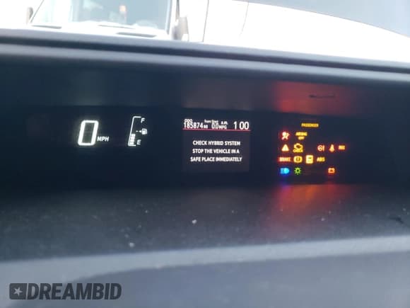 ✅ 2016 Toyota Prius One • VIN: JTDKDTB30G1130967 • Lot: 93309545. Listed on Copart with 185,874 mi. Free auction sales archive from the USA and detailed vehicle history report at DreamBid. Image 9.