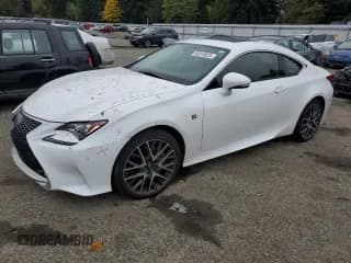 ✅ 2016 Lexus RC 350 F Sport • VIN: JTHSE5BCXG5005877 • Lot: 90319825. Listed on Copart with 75,686 mi. Free auction sales archive from the USA and detailed vehicle history report at DreamBid. Image 1.