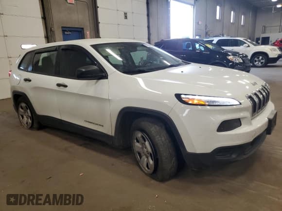 ✅ 2015 Jeep Cherokee Sport • VIN: 1C4PJLAB0FW506561 • Lot: 81920475. Wystawiony na Copart z przebiegiem 218 981 mil. Bezpłatny archiwum sprzedaży aukcyjnych z USA i szczegółowy raport historii pojazdu na DreamBid. Zdjęcie 4.