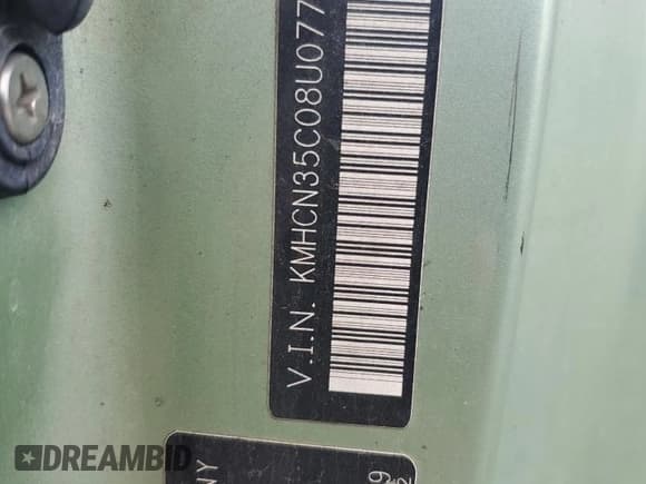 ✅ 2008 Hyundai Accent GS • VIN: KMHCN35C08U077129 • Лот: 56107605. Опубликован ранее на Copart с пробегом 118 841 миль. Бесплатный доступ к архиву аукционных продаж из США и подробный отчёт об истории автомобиля на DreamBid. Изображение 13.