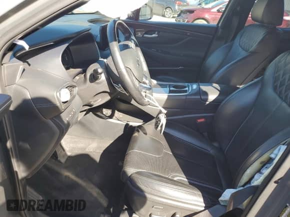 2021 Hyundai Santa Fe Calligraphy with VIN 5NMS5DAL7MH363234, listed as a Copart auction lot 86188865 with 57,811 mi miles and Salvage title. Bid and sale history available at DreamBid. Image 7.