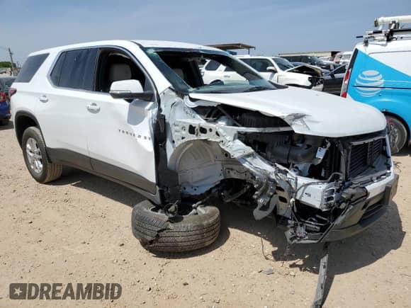 2023 Chevrolet Traverse LS with VIN 1GNERLKW7PJ272541, listed as a Copart auction lot 50503305 with 12,234 mi miles and Clean title. Bid and sale history available at DreamBid. Image 4.