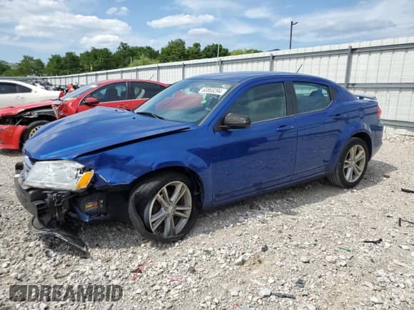 2012 Dodge Avenger SXT с VIN 1C3CDZCB3CN215368, выставлен на аукционе Copart как лот 63863294 с пробегом Не указан миль и На запчасти • Non repairable. История ставок и продаж доступна на DreamBid. Изображение 1.