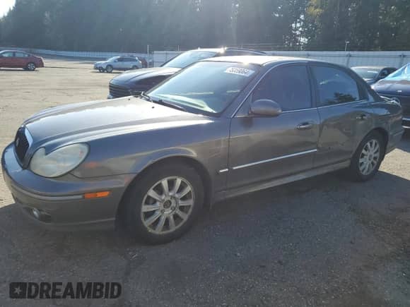 2002 Hyundai Sonata GLS with VIN KMHWF35H42A692541, listed as a Copart auction lot 75359064 with 134,347 mi miles and Salvage title. Bid and sale history available at DreamBid. Image 1.