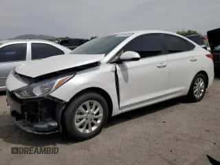 2021 Hyundai Accent SE с VIN 3KPC24A62ME143255, выставлен на аукционе Copart как лот 59156144 с пробегом 22 821 миль миль и Списание • Salvage title. История ставок и продаж доступна на DreamBid. Изображение 1.