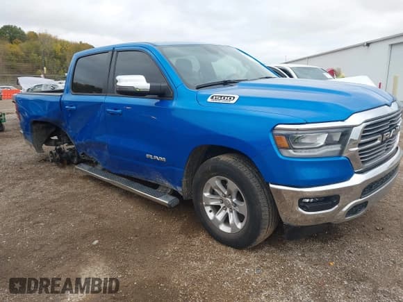 ✅ 2023 Ram 1500 Laramie • VIN: 1C6SRFJT0PN661722 • Лот: 43506996. Опубликован ранее на IAAI с пробегом 36 231 миль. Бесплатный доступ к архиву аукционных продаж из США и подробный отчёт об истории автомобиля на DreamBid. Изображение 1.