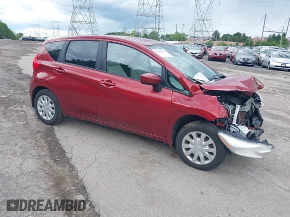 ✅ 2016 Nissan Note S • VIN: 3N1CE2CP0GL368133 • Lot: 42352441. Listed on IAAI with 93,940 mi. Free auction sales archive from the USA and detailed vehicle history report at DreamBid. Image 1.