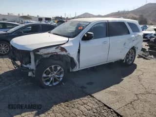 2020 Dodge Durango GT Plus with VIN 1C4RDHDG1LC259441, listed as a Copart auction lot 84992155 with 93,403 mi miles and Clean title. Bid and sale history available at DreamBid. Image 1.