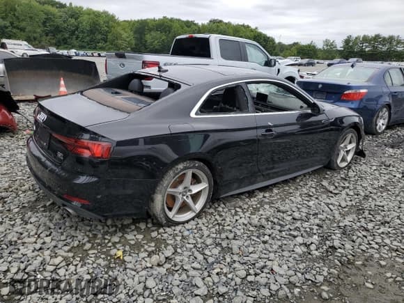 ✅ 2018 Audi A5 Premium Plus • VIN: WAUTNAF51JA108403 • Lot: 69272575. Listed on Copart with Not provided. Free auction sales archive from the USA and detailed vehicle history report at DreamBid. Image 3.
