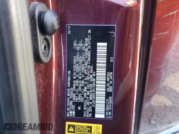 ✅ 2014 Lexus RX 350 • VIN: JTJZK1BA5E2011081 • Лот: 87083885. Опубликован ранее на Copart с пробегом 154 654 миль. Бесплатный доступ к архиву аукционных продаж из США и подробный отчёт об истории автомобиля на DreamBid. Изображение 14.