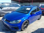 ✅ 2019 Volkswagen Golf R • VIN: WVWVA7AU7KW230017 • Lot: 43426398. Listed on IAAI with 58,276 mi. Free auction sales archive from the USA and detailed vehicle history report at DreamBid. Image 2.