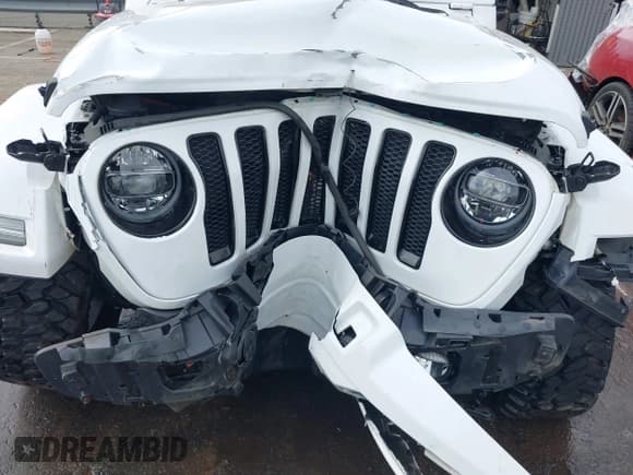 ✅ 2021 Jeep Wrangler Unlimited Sahara • VIN: 1C4HJXEG1MW597127 • Lot: 43354032. Listed on IAAI with 82,436 mi. Free auction sales archive from the USA and detailed vehicle history report at DreamBid. Image 6.