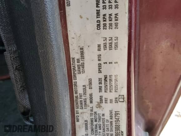 2008 Chevrolet Colorado 1LT z VIN 1GCCS39E988194791, wystawiony jako Copart lot #47218535 z przebiegiem Nie podano mil oraz Szkoda całkowita • Salvage title. Historia ofert i sprzedaży dostępna na DreamBid. Obrazek 12.