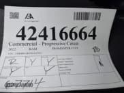 ✅ 2022 Ram ProMaster City Cargo Tradesman • VIN: ZFBHRFAB3N6X47952 • Lot: 42416664. Listed on IAAI with 67,714 mi. Free auction sales archive from the USA and detailed vehicle history report at DreamBid. Image 17.