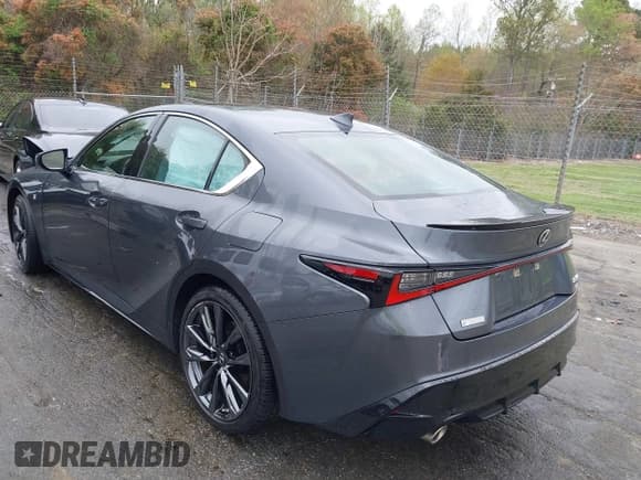 ✅ 2021 Lexus IS 350 F Sport • VIN: JTHGZ1E26M5022810 • Lot: 41947681. Listed on IAAI with 22,707 mi. Free auction sales archive from the USA and detailed vehicle history report at DreamBid. Image 3.