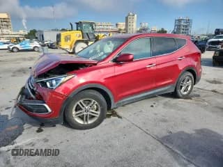 ✅ 2018 Hyundai Santa Fe 2.4L • VIN: 5XYZT3LB4JG513017 • Лот: 82496815. Опубликован ранее на Copart с пробегом Не указан. Бесплатный доступ к архиву аукционных продаж из США и подробный отчёт об истории автомобиля на DreamBid. Изображение 1.