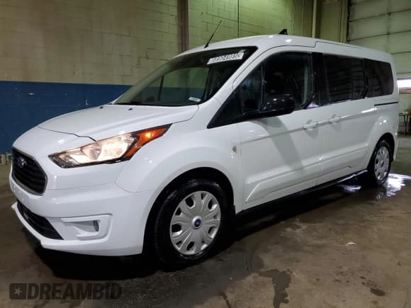 ✅ 2022 Ford Transit Connect XLT • VIN: NM0GE9F21N1513964 • Lot: 88904985. Listed on Copart with 48,998 mi. Free auction sales archive from the USA and detailed vehicle history report at DreamBid. Image 1.
