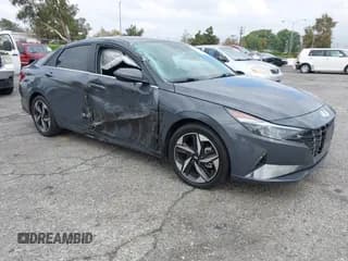 ✅ 2023 Hyundai Elantra Limited • VIN: KMHLP4AG8PU564067 • Lot: 43177727. Listed on IAAI with 40,240 mi. Free auction sales archive from the USA and detailed vehicle history report at DreamBid. Image 1.