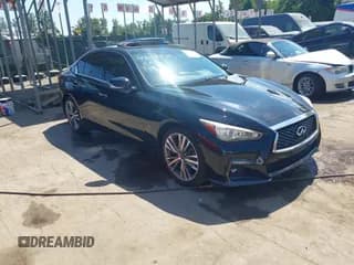 ✅ 2018 Infiniti Q50 Luxe • VIN: JN1EV7AR0JM436891 • Lot: 43138510. Wystawiony na IAAI z przebiegiem 93 104 mil. Bezpłatny archiwum sprzedaży aukcyjnych z USA i szczegółowy raport historii pojazdu na DreamBid. Zdjęcie 1.