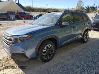 ✅ 2025 Subaru Forester Premium • VIN: JF2SLDDC9SH501812 • Lot: 87012725. Listed on Copart with 5,219 mi. Free auction sales archive from the USA and detailed vehicle history report at DreamBid. Image 1.