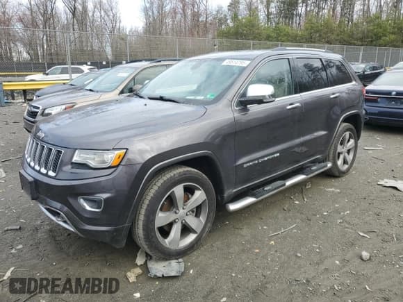 ✅ 2015 Jeep Grand Cherokee Overland • VIN: 1C4RJFCG0FC848046 • Lot: 49514795. Wystawiony na Copart z przebiegiem 212 688 mil. Bezpłatny archiwum sprzedaży aukcyjnych z USA i szczegółowy raport historii pojazdu na DreamBid. Zdjęcie 1.