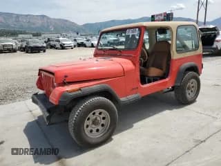 ✅ 1991 Jeep Wrangler • VIN: 2J4FY19P9MJ120358 • Lot: 59716805. Listed on Copart with 117,436 mi. Free auction sales archive from the USA and detailed vehicle history report at DreamBid. Image 1.