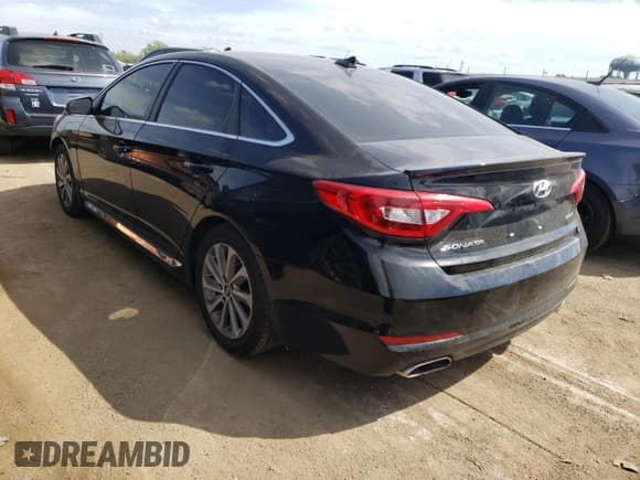 ✅ 2017 Hyundai Sonata Sport • VIN: 5NPE34AF0HH545492 • Lot: 55902892. Listed on Copart with 86,312 mi. Free auction sales archive from the USA and detailed vehicle history report at DreamBid. Image 3.