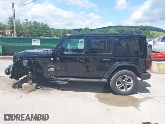 ✅ 2021 Jeep Wrangler Unlimited Sahara • VIN: 1C4HJXEN4MW610287 • Lot: 42538525. Listed on IAAI with 24,861 mi. Free auction sales archive from the USA and detailed vehicle history report at DreamBid. Image 15.