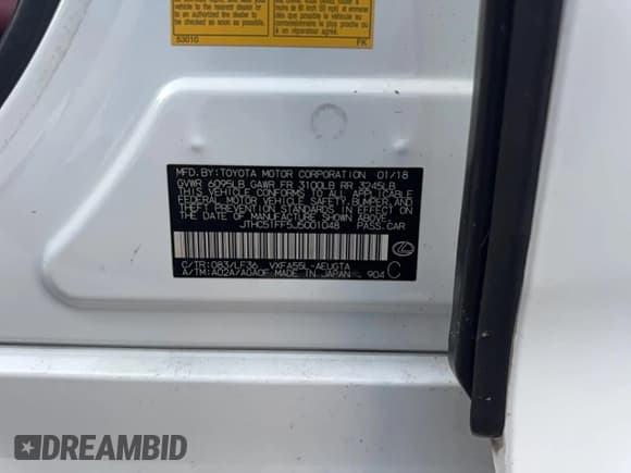 ✅ 2018 Lexus LS 500 • VIN: JTHC51FF5J5001048 • Лот: 94186115. Опубликован ранее на Copart с пробегом 59 837 миль. Бесплатный доступ к архиву аукционных продаж из США и подробный отчёт об истории автомобиля на DreamBid. Изображение 10.