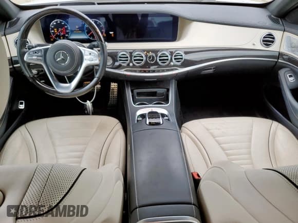 ✅ 2019 Mercedes-Benz S 560 • VIN: WDDUG8DB1KA480141 • Lot: 63861595. Listed on Copart with 33,515 mi. Free auction sales archive from the USA and detailed vehicle history report at DreamBid. Image 8.