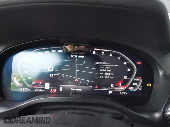 ✅ 2022 BMW X3 M • VIN: 5YM13EC08N9K55784 • Lot: 41731963. Listed on IAAI with 55,594 mi. Free auction sales archive from the USA and detailed vehicle history report at DreamBid. Image 7.