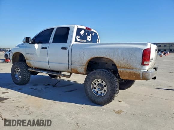 ✅ 2004 Dodge 2500 SLT • VIN: 3D7KU28C14G217605 • Lot: 85415855. Listed on Copart with 187,451 mi. Free auction sales archive from the USA and detailed vehicle history report at DreamBid. Image 2.