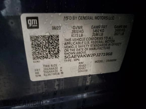 ✅ 2023 Buick Enclave Essence • VIN: 5GAEVAKW2PJ271968 • Lot: 81448365. Listed on Copart with 23,630 mi. Free auction sales archive from the USA and detailed vehicle history report at DreamBid. Image 14.