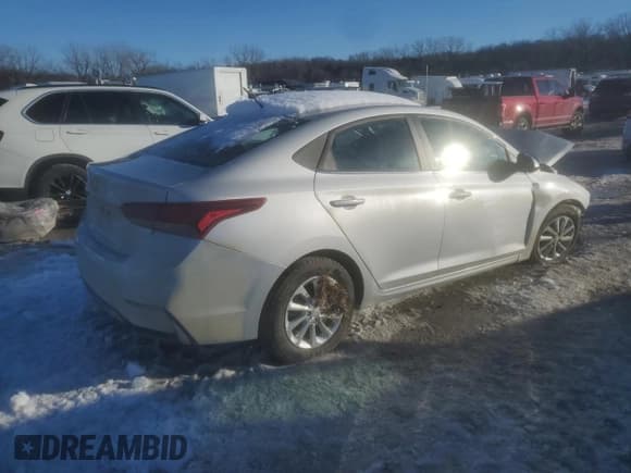 ✅ 2021 Hyundai Accent SEL • VIN: 3KPC24A64ME150319 • Лот: 85882874. Опубликован ранее на Copart с пробегом Не указан. Бесплатный доступ к архиву аукционных продаж из США и подробный отчёт об истории автомобиля на DreamBid. Изображение 3.