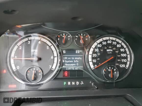 2009 Dodge 1500 SLT с VIN 1D3HV13P29S720458, выставлен на аукционе Copart как лот 43984985 с пробегом 119 775 миль миль и Списание • Salvage title. История ставок и продаж доступна на DreamBid. Изображение 9.