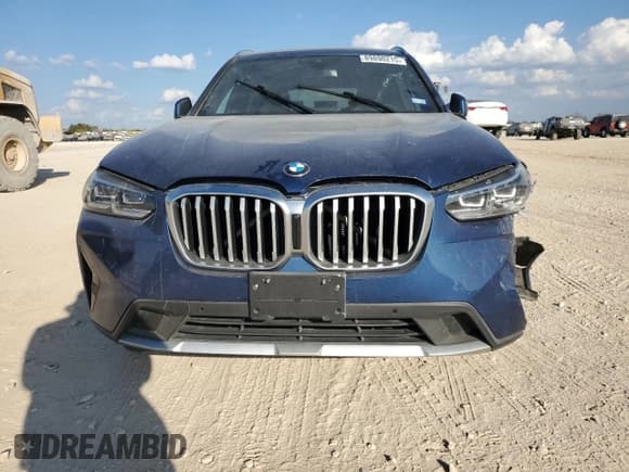 ✅ 2022 BMW X3 sDrive30i • VIN: 5UX43DP05N9M20800 • Lot: 89890215. Listed on Copart with Not provided. Free auction sales archive from the USA and detailed vehicle history report at DreamBid. Image 5.