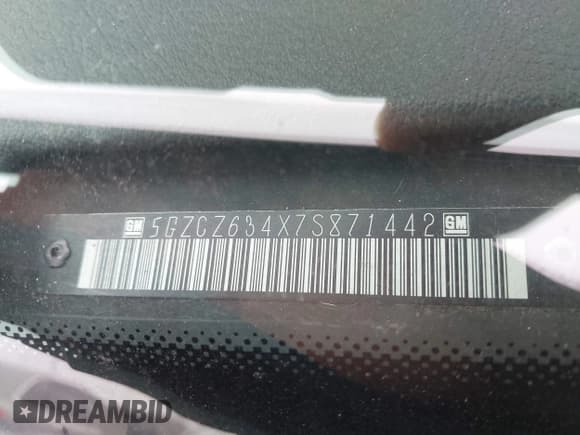 ✅ 2007 Saturn VUE V6 • VIN: 5GZCZ634X7S871442 • Lot: 42672181. Listed on IAAI with 170,134 mi. Free auction sales archive from the USA and detailed vehicle history report at DreamBid. Image 9.