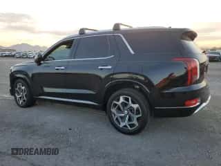 2021 Hyundai Palisade Calligraphy с VIN KM8R74HE3MU318084, выставлен на аукционе Copart как лот 64080954 с пробегом 33 283 миль миль и Списание • Salvage title. История ставок и продаж доступна на DreamBid. Изображение 2.
