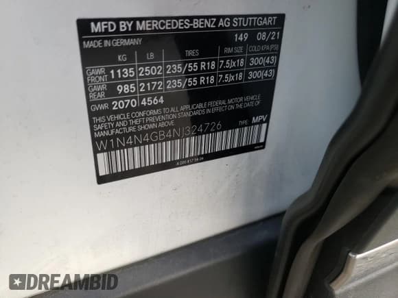 ✅ 2022 Mercedes-Benz GLA 250 • VIN: W1N4N4GB4NJ324726 • Лот: 73231762. Опубликован ранее на Copart с пробегом 16 061 миль. Бесплатный доступ к архиву аукционных продаж из США и подробный отчёт об истории автомобиля на DreamBid. Изображение 14.