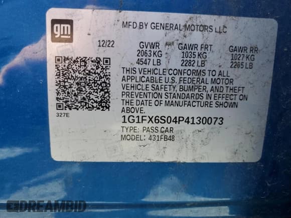 ✅ 2023 Chevrolet Bolt EV 2LT • VIN: 1G1FX6S04P4130073 • Lot: 54213184. Wystawiony na Copart z przebiegiem 28 143 mil. Bezpłatny archiwum sprzedaży aukcyjnych z USA i szczegółowy raport historii pojazdu na DreamBid. Zdjęcie 13.