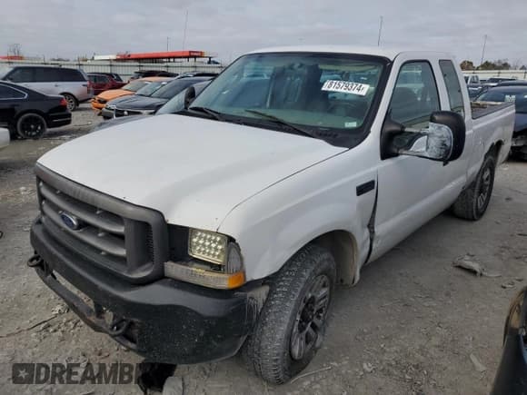 ✅ 2004 Ford F-250 XL • VIN: 1FTNX20L64EE00970 • Lot: 81579374. Listed on Copart with Not provided. Free auction sales archive from the USA and detailed vehicle history report at DreamBid. Image 1.
