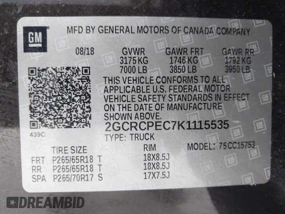 ✅ 2019 Chevrolet Silverado 1500 LT • VIN: 2GCRCPEC7K1115535 • Lot: 42413006. Wystawiony na IAAI z przebiegiem 136 455 mil. Bezpłatny archiwum sprzedaży aukcyjnych z USA i szczegółowy raport historii pojazdu na DreamBid. Zdjęcie 9.