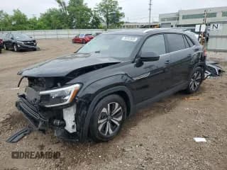 ✅ 2024 Volkswagen Atlas SE • VIN: 1V2LE2CA7RC209504 • Lot: 59757025. Listed on Copart with 26,334 mi. Free auction sales archive from the USA and detailed vehicle history report at DreamBid. Image 1.