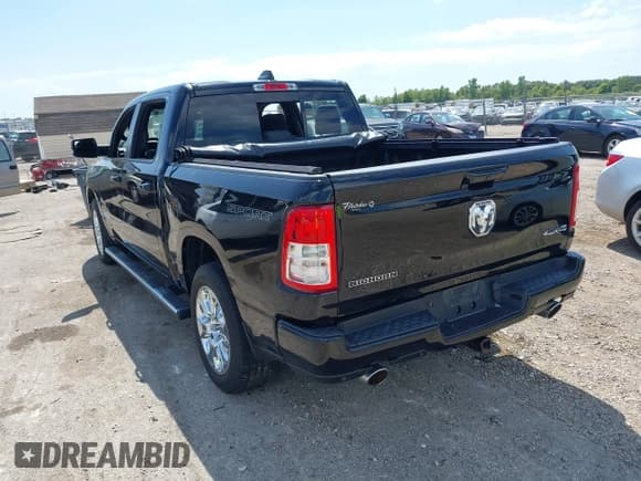 ✅ 2020 Ram 1500 Big Horn • VIN: 1C6SRFFT9LN368761 • Lot: 43091819. Listed on IAAI with Not provided. Free auction sales archive from the USA and detailed vehicle history report at DreamBid. Image 3.