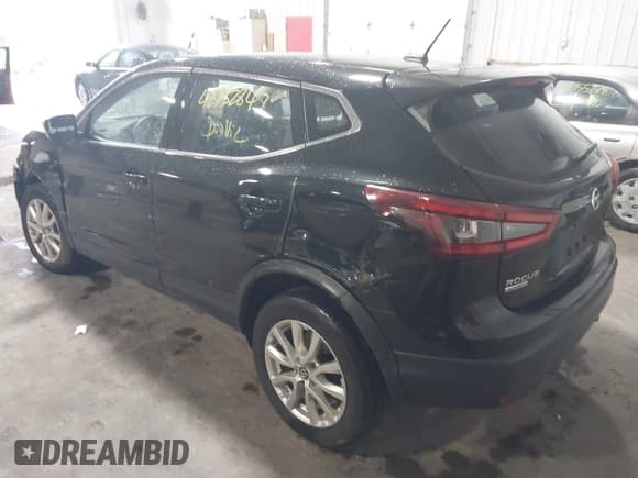 ✅ 2021 Nissan Rogue S • VIN: JN1BJ1AW9MW662213 • Lot: 42752847. Listed on IAAI with 104,458 mi. Free auction sales archive from the USA and detailed vehicle history report at DreamBid. Image 3.