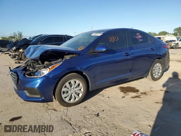 2022 Hyundai Accent SEL с VIN 3KPC24A68NE177279, выставлен на аукционе Copart как лот 75283173 с пробегом 11 951 миль миль и . История ставок и продаж доступна на DreamBid. Изображение 1.