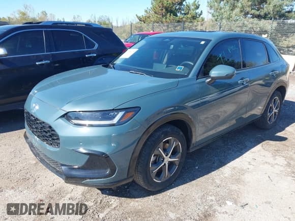 ✅ 2024 Honda HR-V EX-L • VIN: 3CZRZ2H76RM706517 • Лот: 43378075. Опубликован ранее на IAAI с пробегом 24 421 миль. Бесплатный доступ к архиву аукционных продаж из США и подробный отчёт об истории автомобиля на DreamBid. Изображение 2.