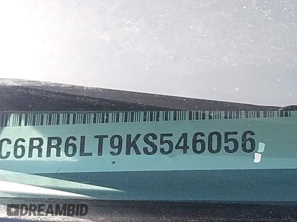 ✅ 2019 Ram 1500 Warlock • VIN: 1C6RR6LT9KS546056 • Лот: 42758219. Опубликован ранее на IAAI с пробегом 95 324 миль. Бесплатный доступ к архиву аукционных продаж из США и подробный отчёт об истории автомобиля на DreamBid. Изображение 18.