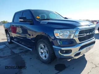 ✅ 2021 Ram 1500 Lone Star • VIN: 1C6RREFT0MN503300 • Lot: 43630595. Listed on IAAI with 149,280 mi. Free auction sales archive from the USA and detailed vehicle history report at DreamBid. Image 1.