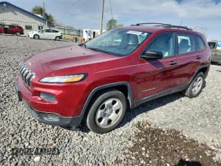 ✅ 2015 Jeep Cherokee Sport • VIN: 1C4PJLAB9FW712025 • Lot: 84808535. Listed on Copart with 101,943 mi. Free auction sales archive from the USA and detailed vehicle history report at DreamBid. Image 1.